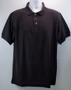H) Vintage Harbour Classics Men's Black Polo Shirt Large